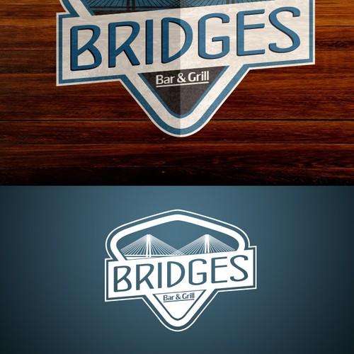 Create the next logo for Bridges Bar & Grill