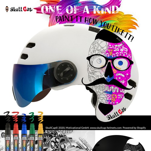 Ebike helmet graphics