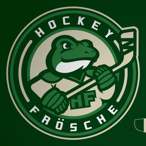 Logo for a hobby ice hockey team - The Cologne Hockey Frogs