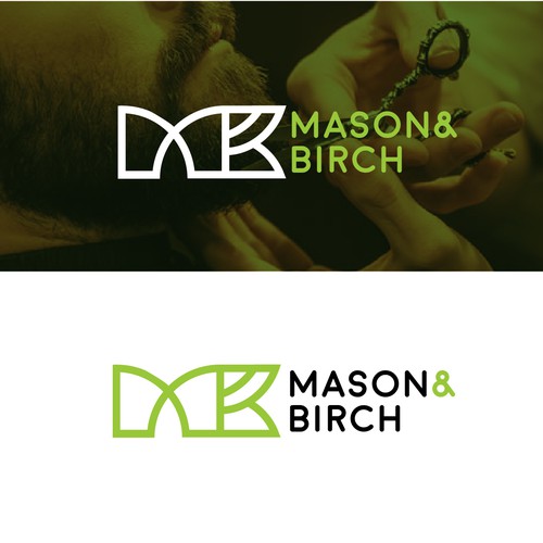 Sophiscated Logo for Mason & Birch, Cosmetics for Men. 