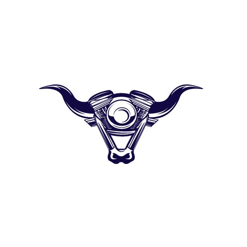 Blue Ox Motorcycle Transport Logo Contest