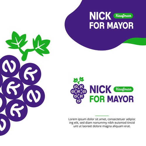 Nick For Mayor Logo Design