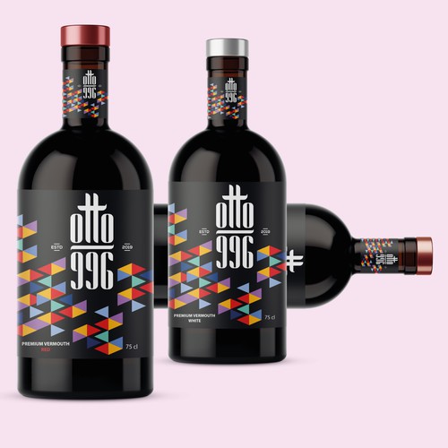 OTTO996 Vermouth labeldesign