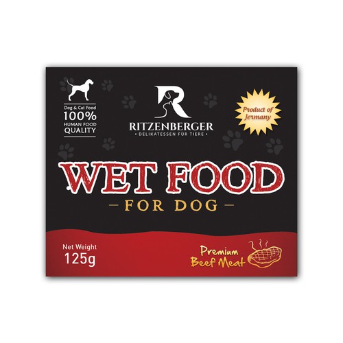 Wet food for dog