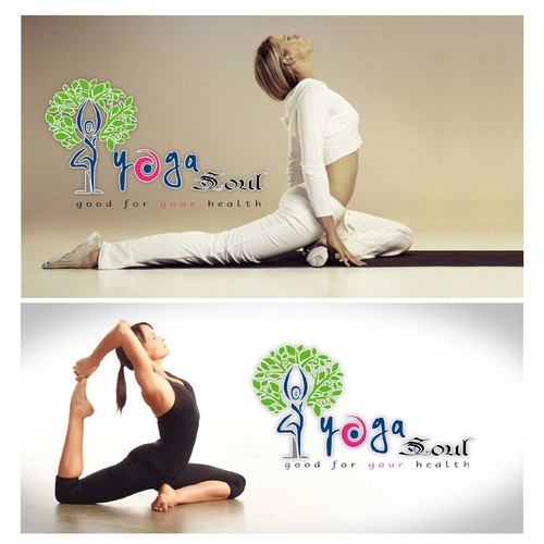 Yoga Soul Logo and website banner Designs.