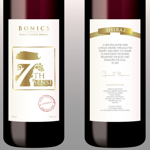 Luxury Wine Label