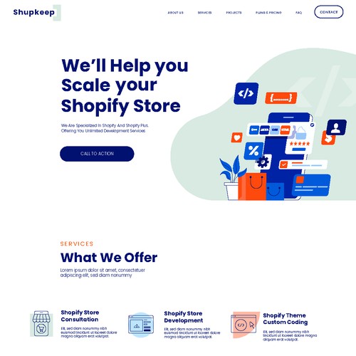 Website Design for a Shopify Agency
