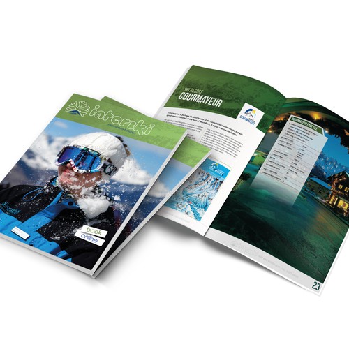 Ski Holiday Brochure Design