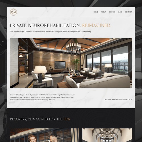 Luxury Website Design for Elite Physiotherapy Brand