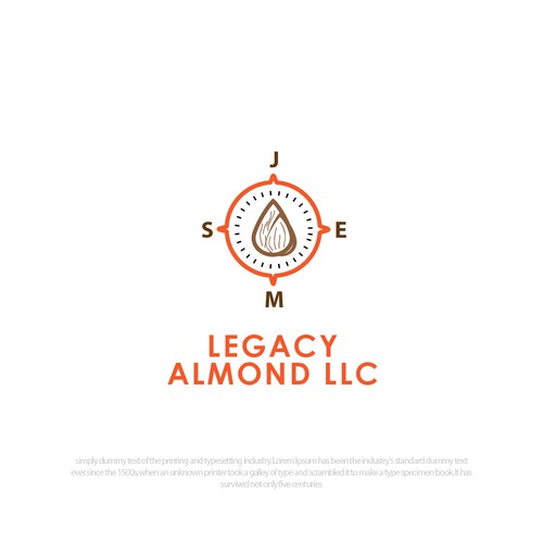 Logo for legacy almond LLC