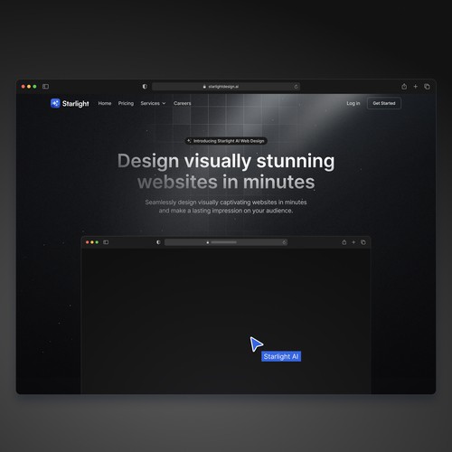 Landing Page For AI Sartup