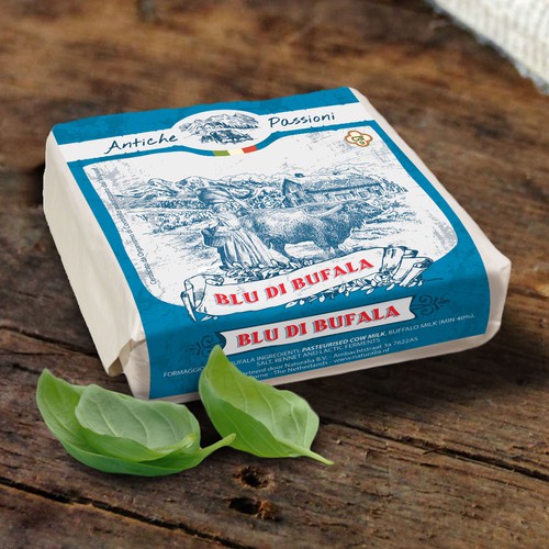 Packaging design for Italian Cheese