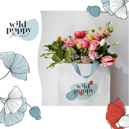 wild poppy florals
