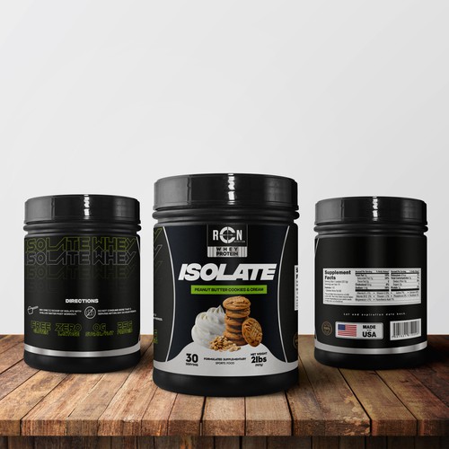 Isolate Whey Label