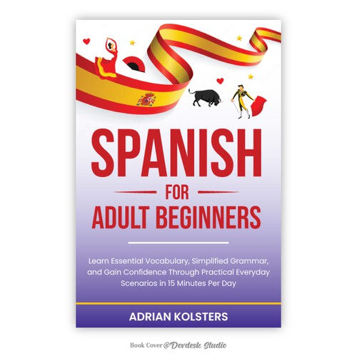 Spanish for Adult Beginners eBook cover