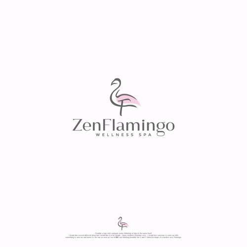 zen flamingo