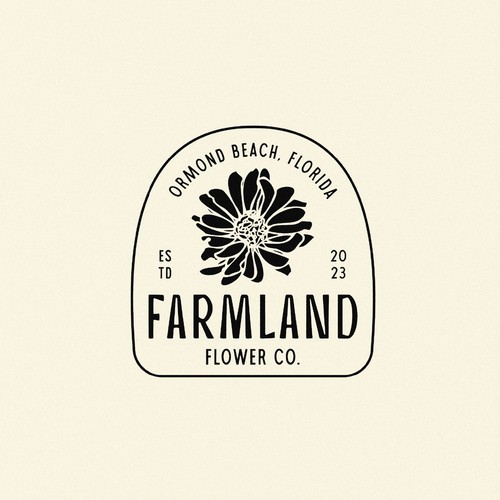 Logo Design for Farmland Flower Co. 
