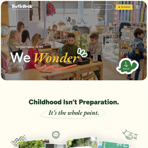 Early Childhood School Website Redesign