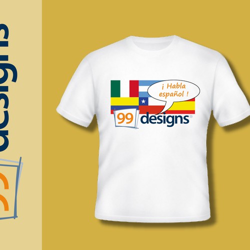 ¡99designs habla español! Diseña una camiseta para celebrar con nosotros (Concurso de la comunidad)