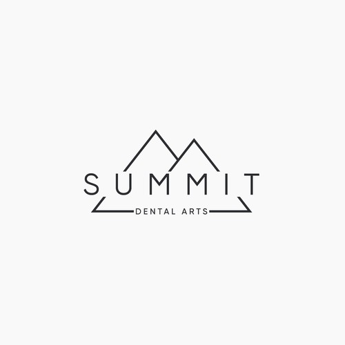 Clean and simple logo concept for Summit Dental Arts.