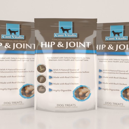Dog cookies - Create package for natural and functional line of dog cookies