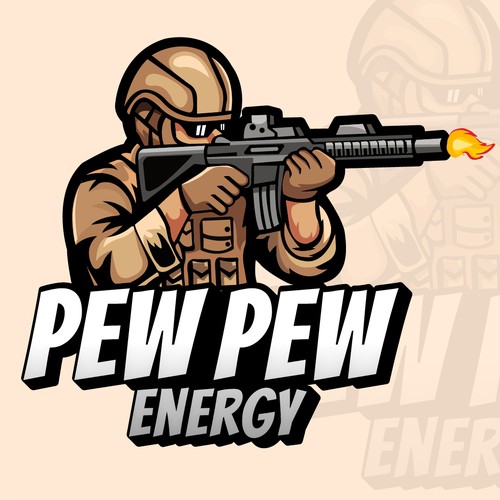 PEW PEW ENERGY DRINK CONCEPT DESIGN