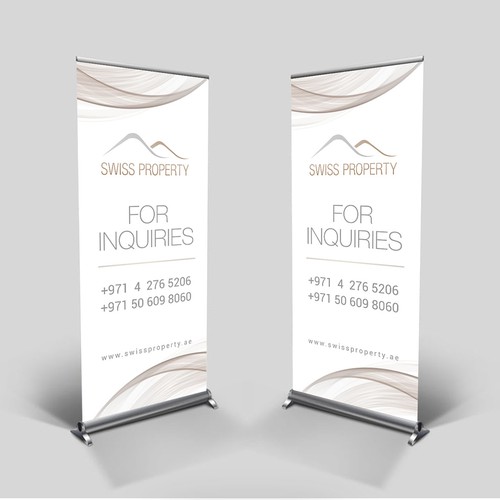 Modern and elegant banner for a Real Estate development company