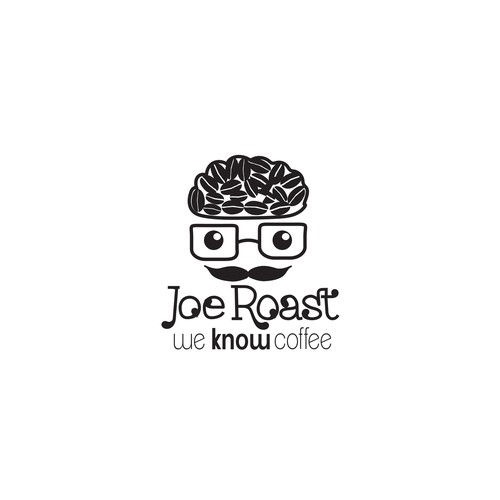 Hipster logo for Coffee Roasters.