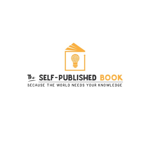 an elegant logo for a new indie author website project