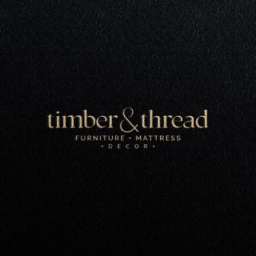 timber & thread Logo Design