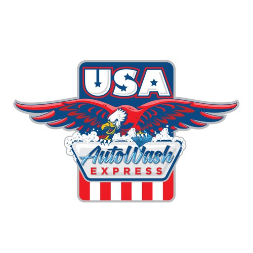 USA AutoWash express logo