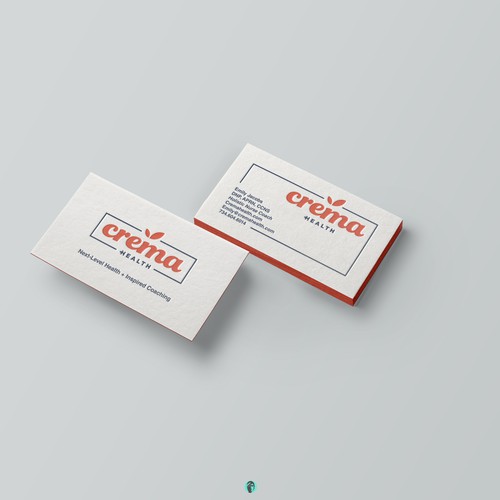Business Card Design For Crema Health