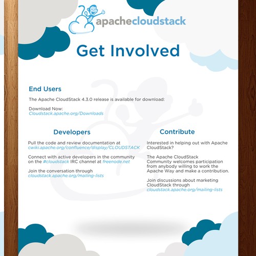 Flyer for an open source project - Apache CloudStack