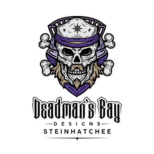 Deadman's Bay Skull logo concept