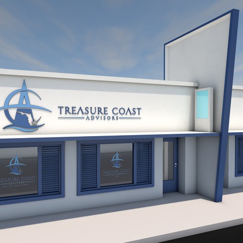 Building rendering for Treasure Coast Advisors