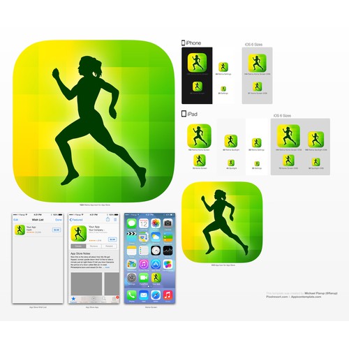 Running App Icon Set