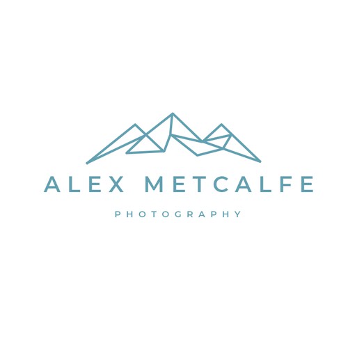 Minimalist Mountain Logo for a Landscape Photographer