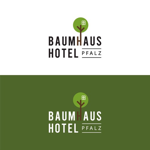 Logo for a treehoushotel in Germany