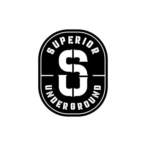 Bold badge logo for Superior Underground