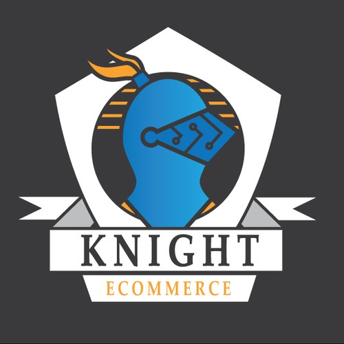 logo for Knight Ecommerce with reference to a previous winning design