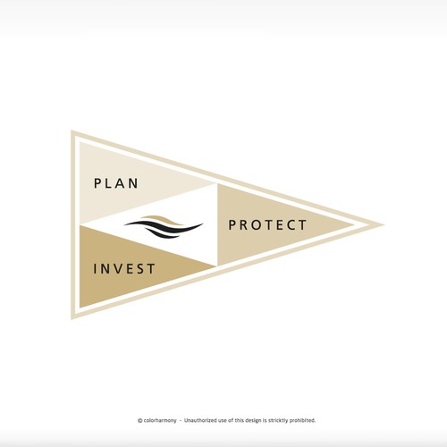 Flag concept for Financial Firm