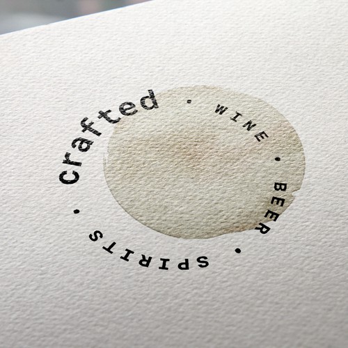 Logo for Crafted wine, beer and spirits bar