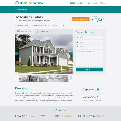 Create a Listing Page for our Listing Website