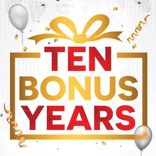 Book cover Ten Bonus Years