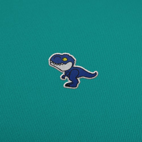 AVAILABLE. T-rex fashion embroidery design.