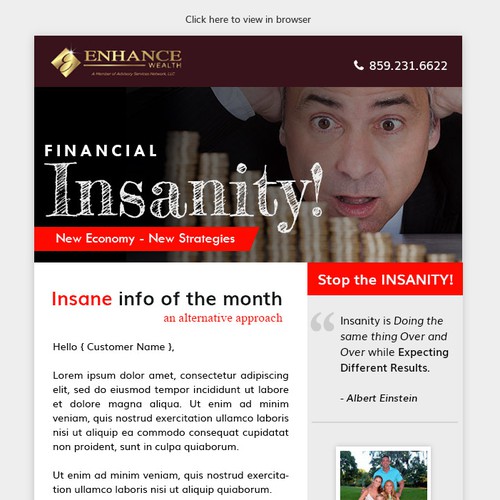 Stop Financial Insanity!