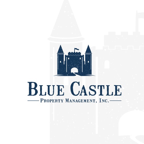Make a fantabulous logo for Blue Castle Property Management, Inc. that we will all be proud of.