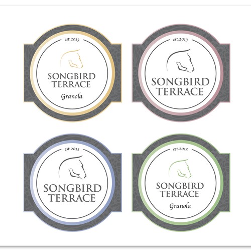 product label for Songbird Terrace Granola