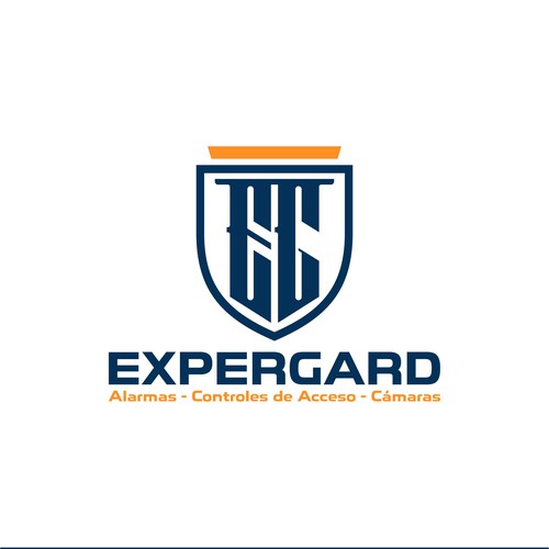 Letter E+G and Shield Logo Concept