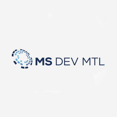 Logo design for a community of software developers: MS DEV MTL